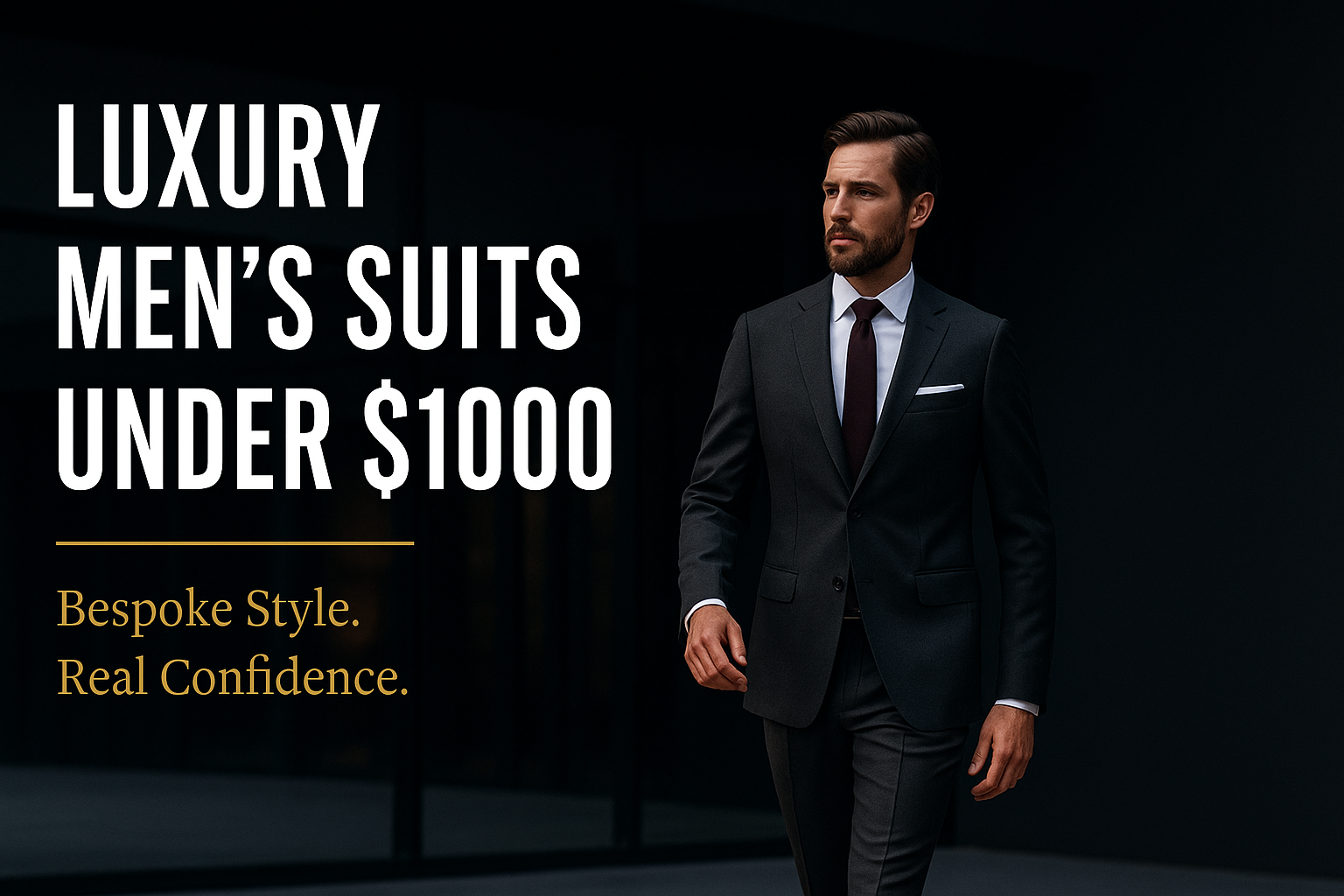 Luxury Men's Suits Under $1000
